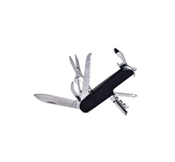 ابزار چند کاره تبلیغاتی
ابزار 11 کاره 
شامل چاقو، اره و قیچی ، چاقو تیزکن ، درب بازکن و ... 
کاور برزنتی  
جعبه مقوایی 