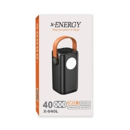 تصویر  پاوربانک ایکس انرژی مدل X-840L ظرفیت ۴۰۰۰۰ میلی آمپر ساعت