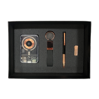 تصویر  ست مدیریتی لاکچری رزگلد4تیکه کد30/3830 