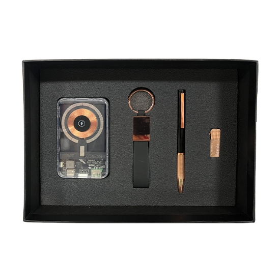 تصویر  ست مدیریتی لاکچری رزگلد4تیکه کد30/3830 