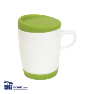 تصویر  ماگ سرامیکی درب سیلیکونی