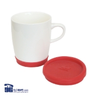 تصویر  ماگ سرامیکی درب سیلیکونی