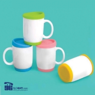 تصویر  ماگ سرامیکی درب سیلیکونی