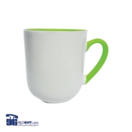 تصویر  ماگ  سرامیکی دسته و داخل رنگی