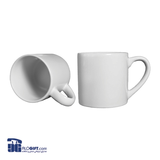 تصویر  فنجان  سرامیکی بدنه سفید