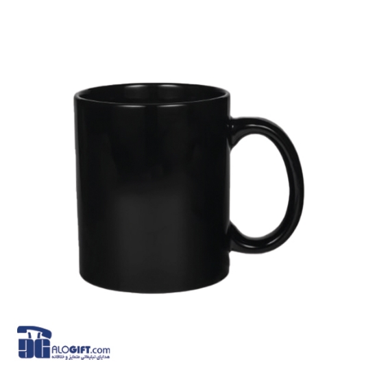 تصویر  ماگ  سرامیکی بدنه مشکی 