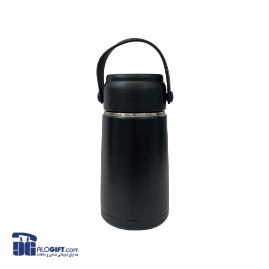 تصویر  فلاکس مینی استیل دسته دار  350میلی لیتر