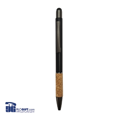 تصویر  خودکار فلزی پایین چوب پنبه ای سرتاچ موبایل 