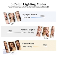 تصویر  آیینه هوشمند مسافرتی برند هیوندایی 