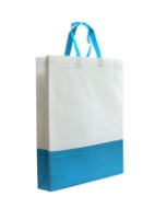 تصویر  ساک دستی تبلیغاتی پارچه ای عمودی ۱۰×۴۰×۳۰ سانتی متر باکس بگ دو تکه