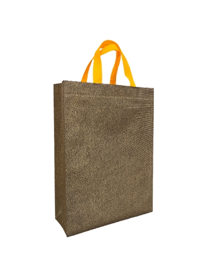 تصویر  ساک دستی تبلیغاتی پارچه ای عمودی ۱۰×۴۰×۳۰ سانتی متر باکس بگ طرح کجراه