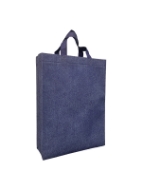 تصویر  ساک دستی تبلیغاتی پارچه ای عمودی ۱۰×۴۰×۳۰ سانتی متر باکس بگ طرح کجراه