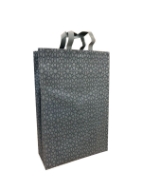 تصویر  ساک دستی تبلیغاتی پارچه ای عمودی 10×40×30 سانتی متر باکس بگ طرح مشبک