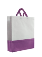 تصویر  ساک دستی تبلیغاتی پارچه ای عمودی 410×45×40 سانتی متر دو تکه