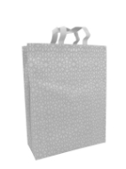 تصویر  ساک دستی تبلیغاتی پارچه ای عمودی ۱۰×۴۵×۴۰ سانتی متر باکس بگ طرح مشبک