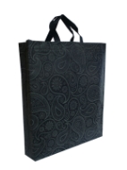 تصویر  ساک دستی تبلیغاتی پارچه ای عمودی ۱۰×۴۵×۴۰ سانتی متر باکس بگ طرح بته جقه