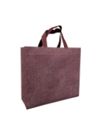 تصویر  ساک دستی تبلیغاتی پارچه ای مربعی ۱۰×۲۷×۳۰ سانتی متر باکس بگ طرح کجراه