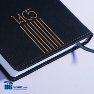 تصویر  سالنامه اروپايي روزانه جلد چرم مدل هيرو