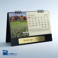 تصویر  تقويم روميزي پايه MDF مدل ماكان