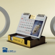 تصویر   ست تقويم روميزي MDF مدل جعبه اي