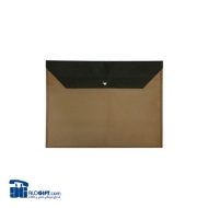 تصویر  پوشه A4 دکمه دار دو رنگ