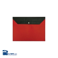 تصویر  پوشه A4 دکمه دار دو رنگ