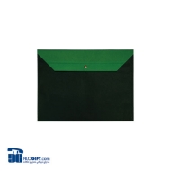 تصویر  پوشه A4 دکمه دار دو رنگ