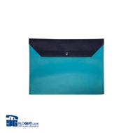 تصویر  پوشه A4 دکمه دار دو رنگ