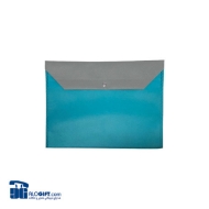 تصویر  پوشه A4 دکمه دار دو رنگ