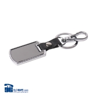 تصویر  جاکلیدی فلزی مستطیلی براق قلابدار 