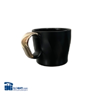 تصویر  فلاکس استیل 500میلی لیتر +لیوان دسته دار رزگلد 