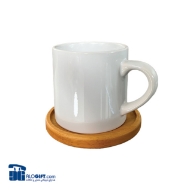 تصویر  زیر لیوانی 6تایی چوبی