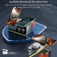 تصویر  شارژر وایرلس ساعت دار هوشمند برند MOMENT