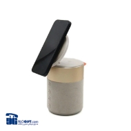 تصویر  اسپیکر وایرلس و هولدر موبایل