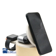 تصویر  اسپیکر وایرلس و هولدر موبایل